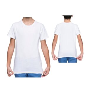 Playeras corte básico niño