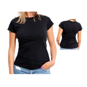 Playeras corte básico mujer