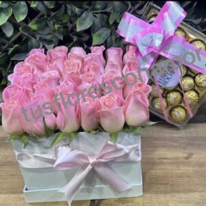 Caja lunar con chocolates