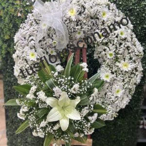 Corona funebre delux.
