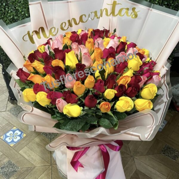 Ramo de rosas primavera