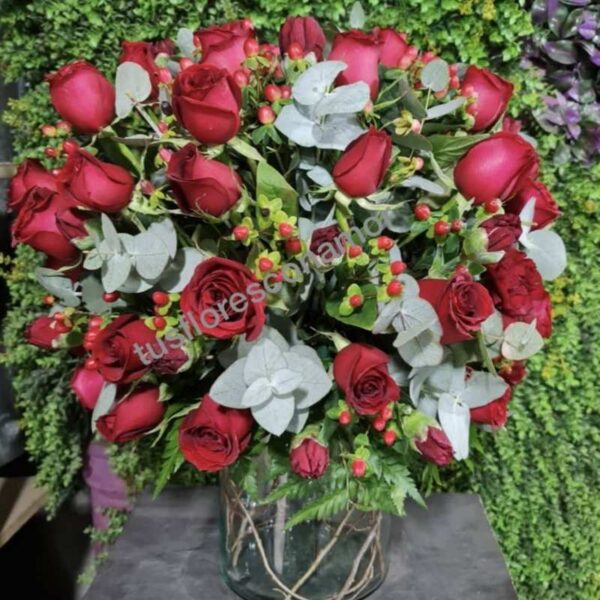 Jardin de rosas.